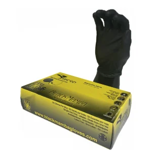 Black Snakeskin Fifties Nitrile Disposable