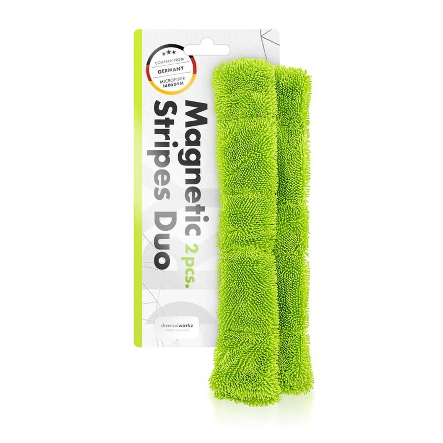 Green Microfibre Magnetic Stripes - Image 2