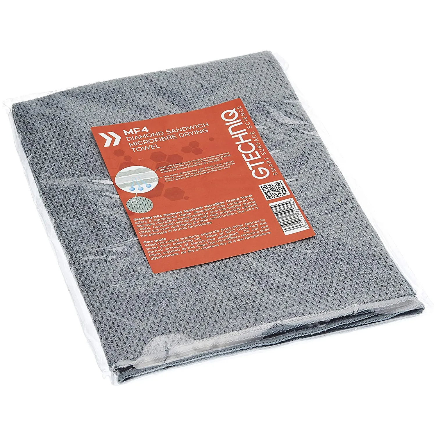 MF4 Diamond Sandwich Microfibre Drying Towel - Image 3